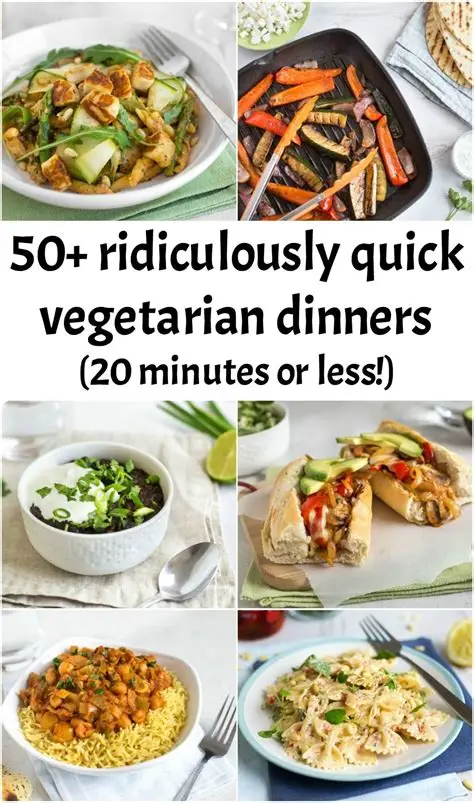 Quick Vegetable Meals That Save Your Time