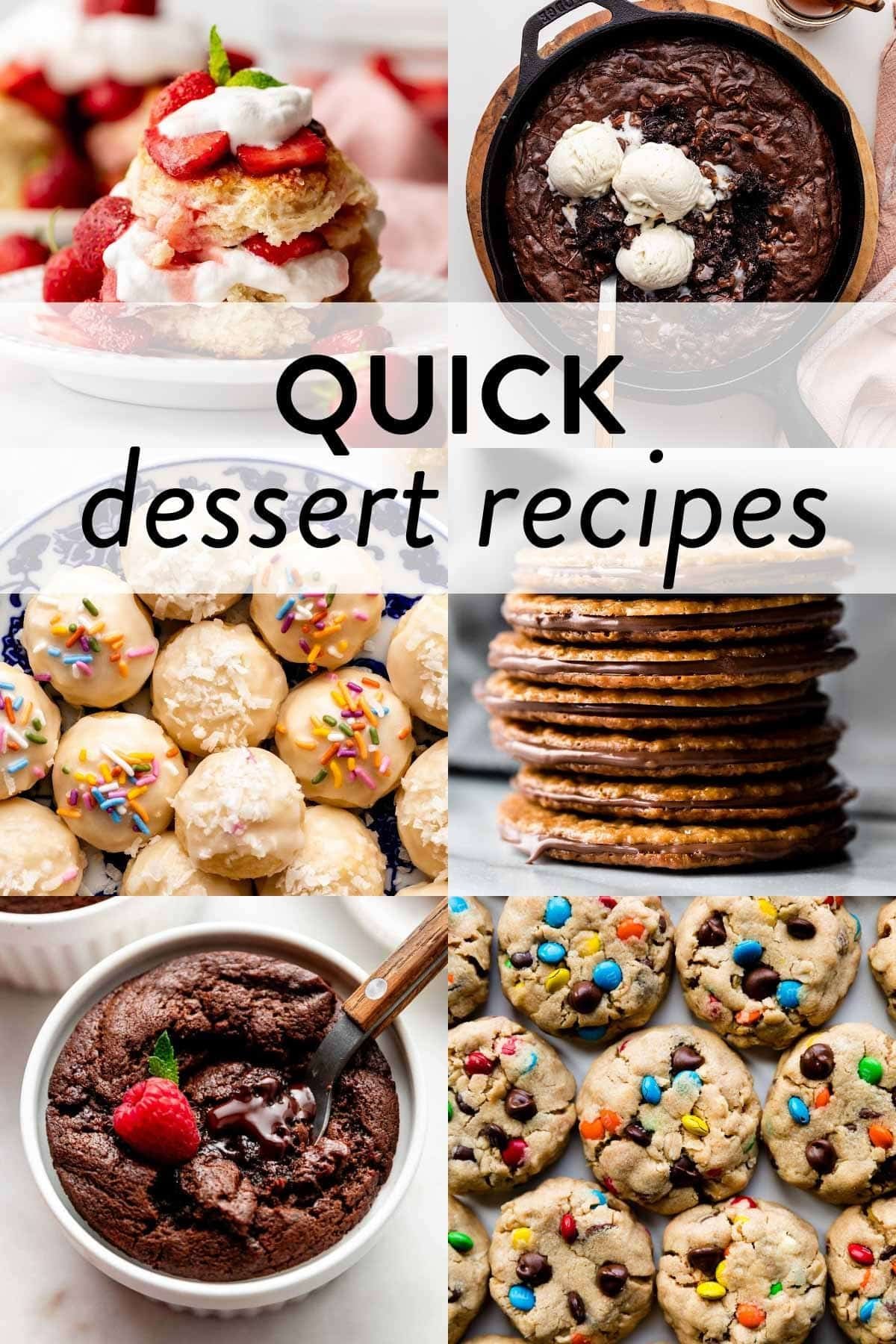 15 Simple Sweet Treats for a Happy Dessert Time