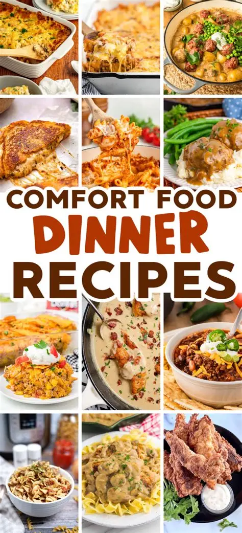 Best Comfort Meals for Easy Homemade Dinners